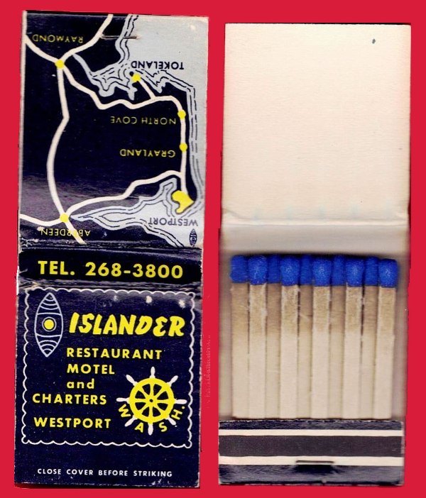 Matchbook - The Islander Restaurant