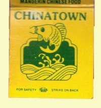 Matchbook - Chinatown Restaurant
