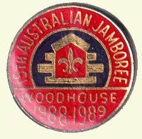 Hat Pin - 15th Australian Jamboree (1988 – 1989)