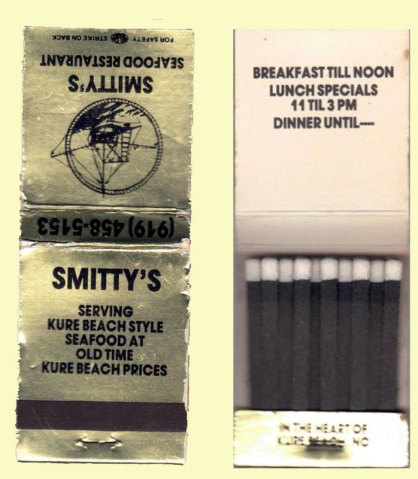 Matchbook - Smitty’s Seafood Restaurant