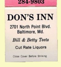 Matchbook - Don's Inn  (20)