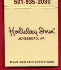 Matchbook – Holiday Inn Holidome (Jonesboro, AR)