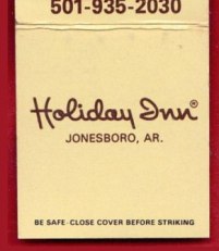 Matchbook – Holiday Inn Holidome (Jonesboro, AR)