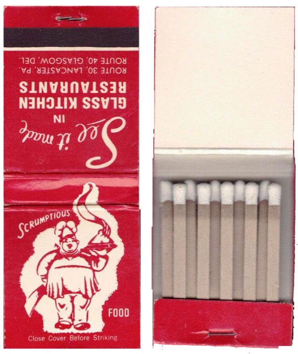 Matchbook – Glass Kitchen Restaurant