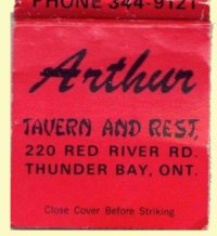 Matchbook – Arthur Tavern & Restaurant