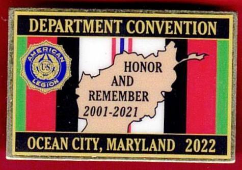 American Legion - Dept of Maryland - 2022 Convention Hat Pin