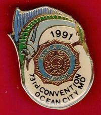 American Legion - Dept of Maryland - 1991 Convention Hat Pin