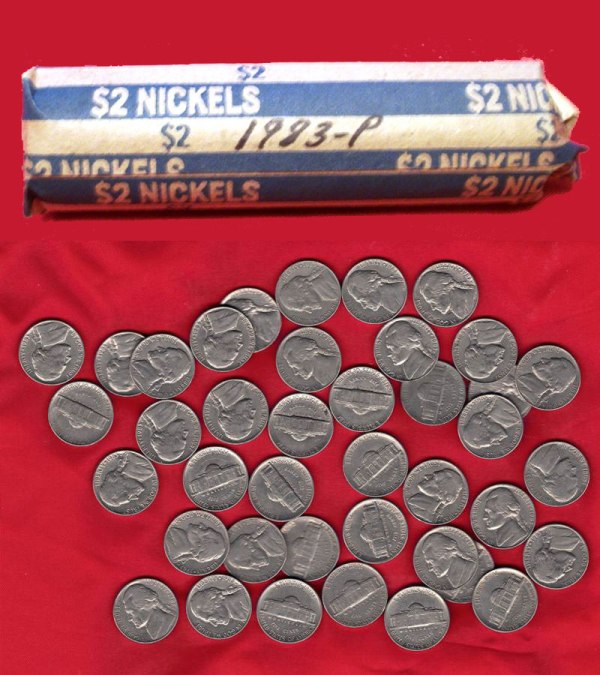 Coin - Roll of 1983-P Nickels