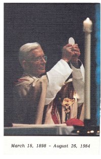 Cardinal Lawrence Joseph Shehan Bereavement Card