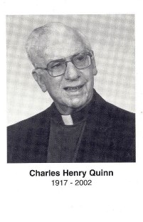 Reverend Charles Henry Quinn Bereavement Card
