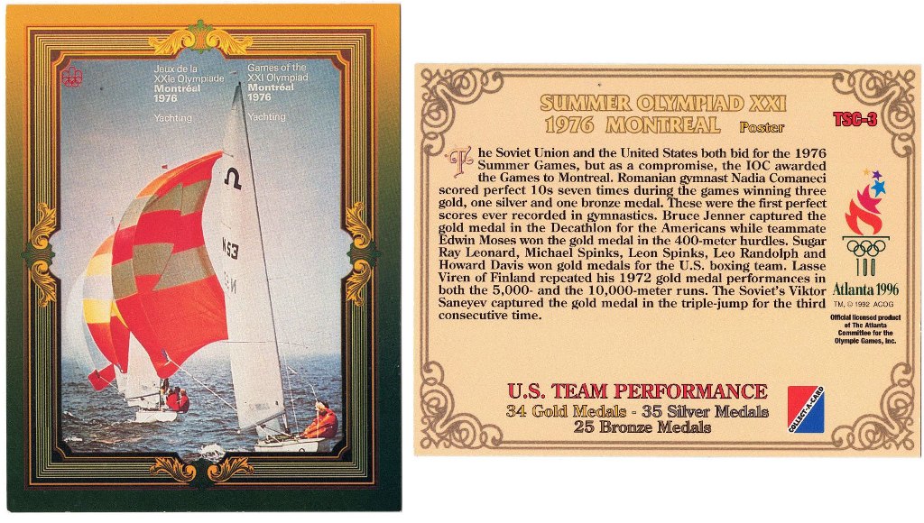 Promo Card - 1992 Olympic Games