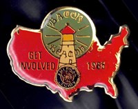 American Legion - 1985 Bacon Beacon Hat Pin