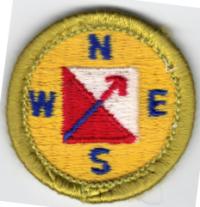 Merit Badge - Orienteering  (1972 – 2002) (Clear)