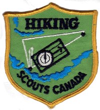 Boy Scout of Canada Hiking Patch