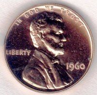 Coin – 1960 (Large Date) BU Lincoln Head Memorial Cent