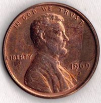 Coin – 1969D (Floating Roof) Lincoln Head Memorial Cent