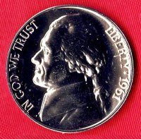 Coin – 1961 (Proof) Jefferson Head Nickel