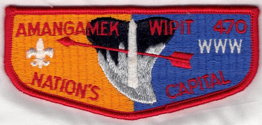 OA Flap - Amangamek-Wipit 470 – Red Border (Sharks Tooth) – Red Border