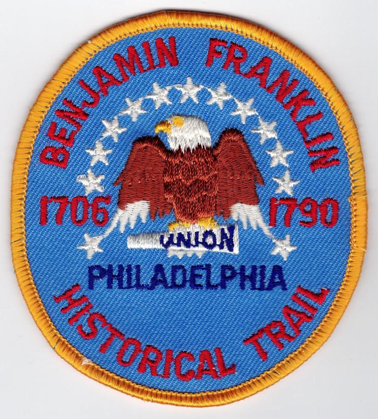 Benjamin Franklin Historical Trail Patch