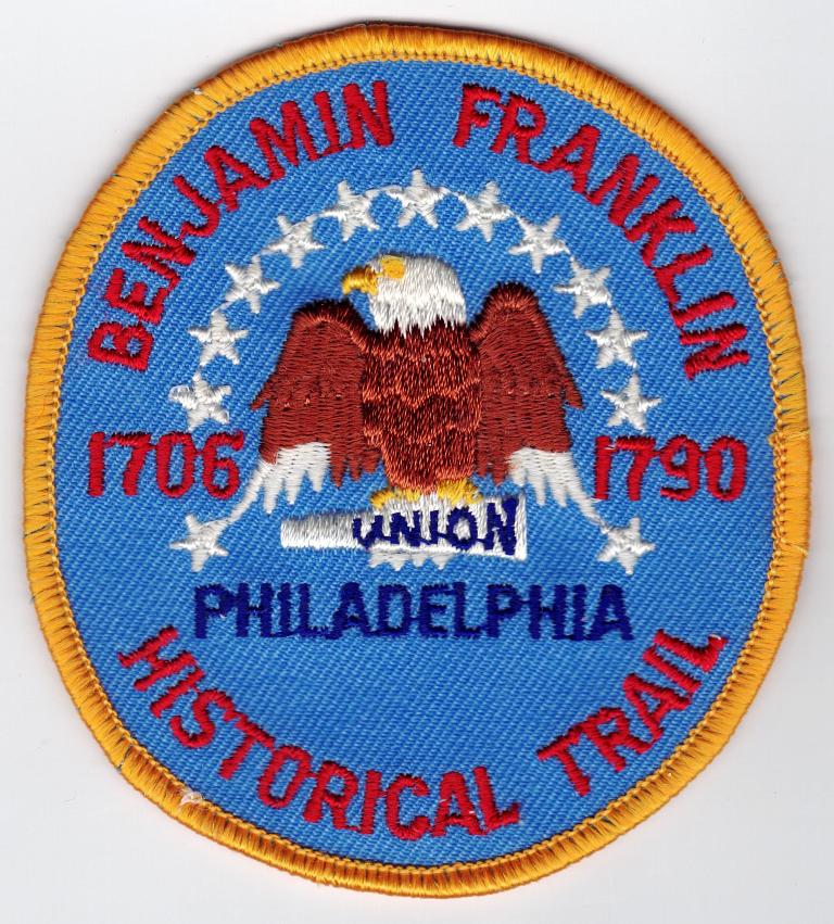 Philadelphia Council Benjamin Franklin Historical Trail Patch
