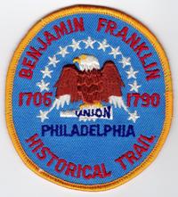 Benjamin Franklin Historical Trail Patch