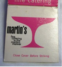 Matchbook – Martins Caterers