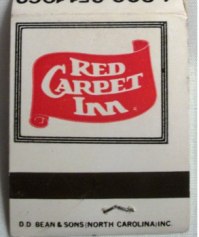 Matchbook – Red Carpet Inn