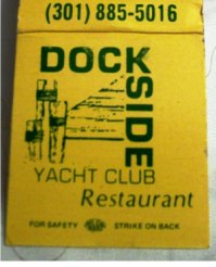 Matchbook – Dockside Yacht Club Restaurant