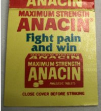 Matchbook – Anacin Aspirins