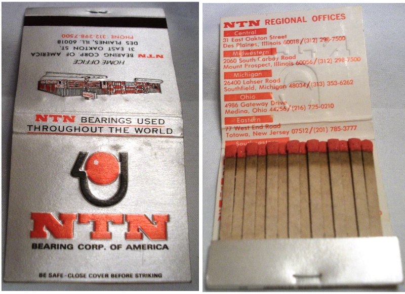 Matchbook – NTN Bearing Corp of America (Des Plaines, IL)