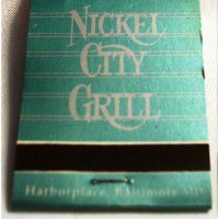 Matchbook – Nickel City Grill (Baltimore, MD) Green