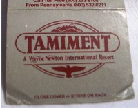 Matchbook – Tamiment Resort