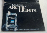 Matchbook – Artic Lights Cigarettes