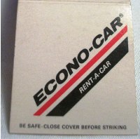 Matchbook – Econo-Car (Rent-A-Car)