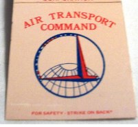Matchbook – Air Transport Command Restaurant