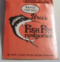 Matchbook – Urie’s Reef & Beef Restaurant