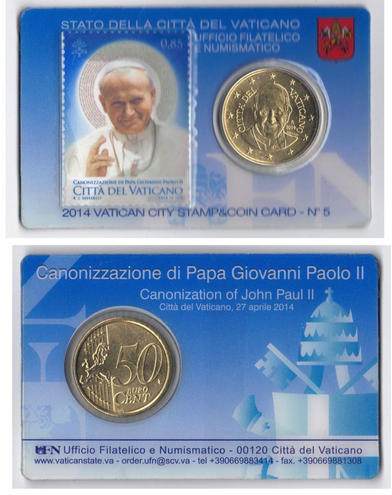 Foreign Coin – 2014 Vatican City – 50 Euros