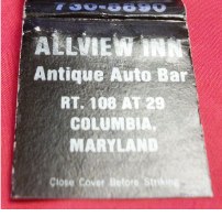 Matchbook - Allview Inn – Columbia MD