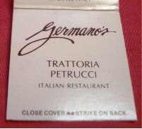Matchbook - Germano’s Restaurant