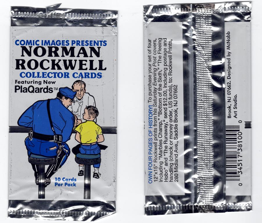 Norman Rockwell Series 1 Trading Card Wrapper