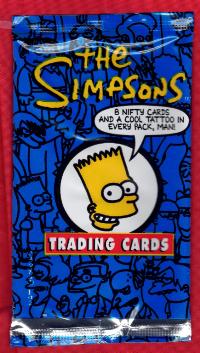 1993 Simpsons Trading Card Wrapper