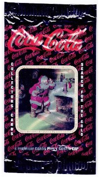 Coca-Cola - Series 1 Trading Card Wrapper (Santa)