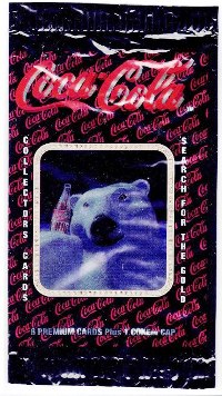 Coca-Cola - Series 1 Trading Card Wrapper (Polar Bear)