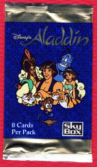 Aladdin Trading Card Wrapper (Blue)