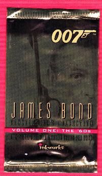 James Bond Connoisseurs Series 1 Trading Card Wrapper