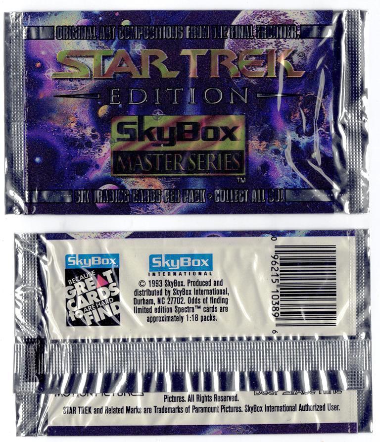 Star Trek Master Series Trading Card Wrapper