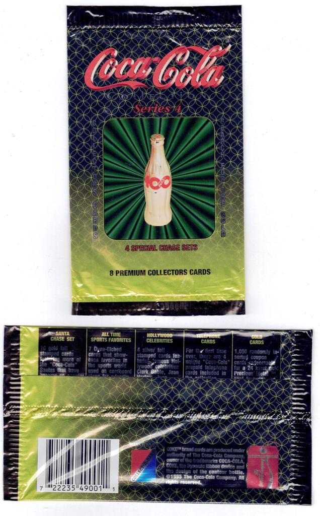 Coca-Cola - Series 4 Trading Card Wrapper (Coke 100)