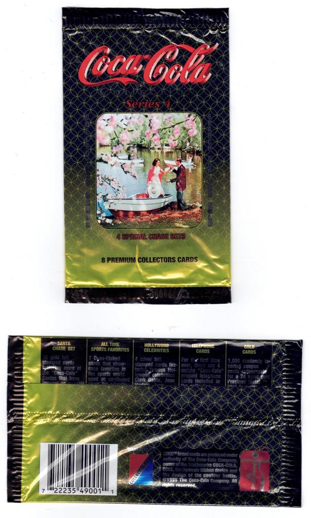 Coca-Cola - Series 4 Trading Card Wrapper (Boat on a Lake)