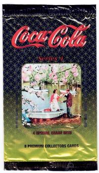 Coca-Cola - Series 4 Trading Card Wrapper (Boat on a Lake)