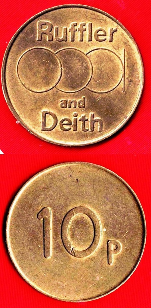 Token –10 Pence – Ruffler and Deith - United Kingdom